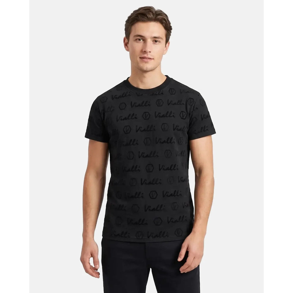 Vialli Ozmat T-Shirt In Black