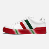 Vialli Mens Rubai Sneakers In White Multi