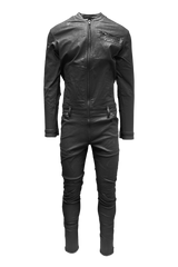 Vialli Vj22R80 Black Blade Wax Suit  Black