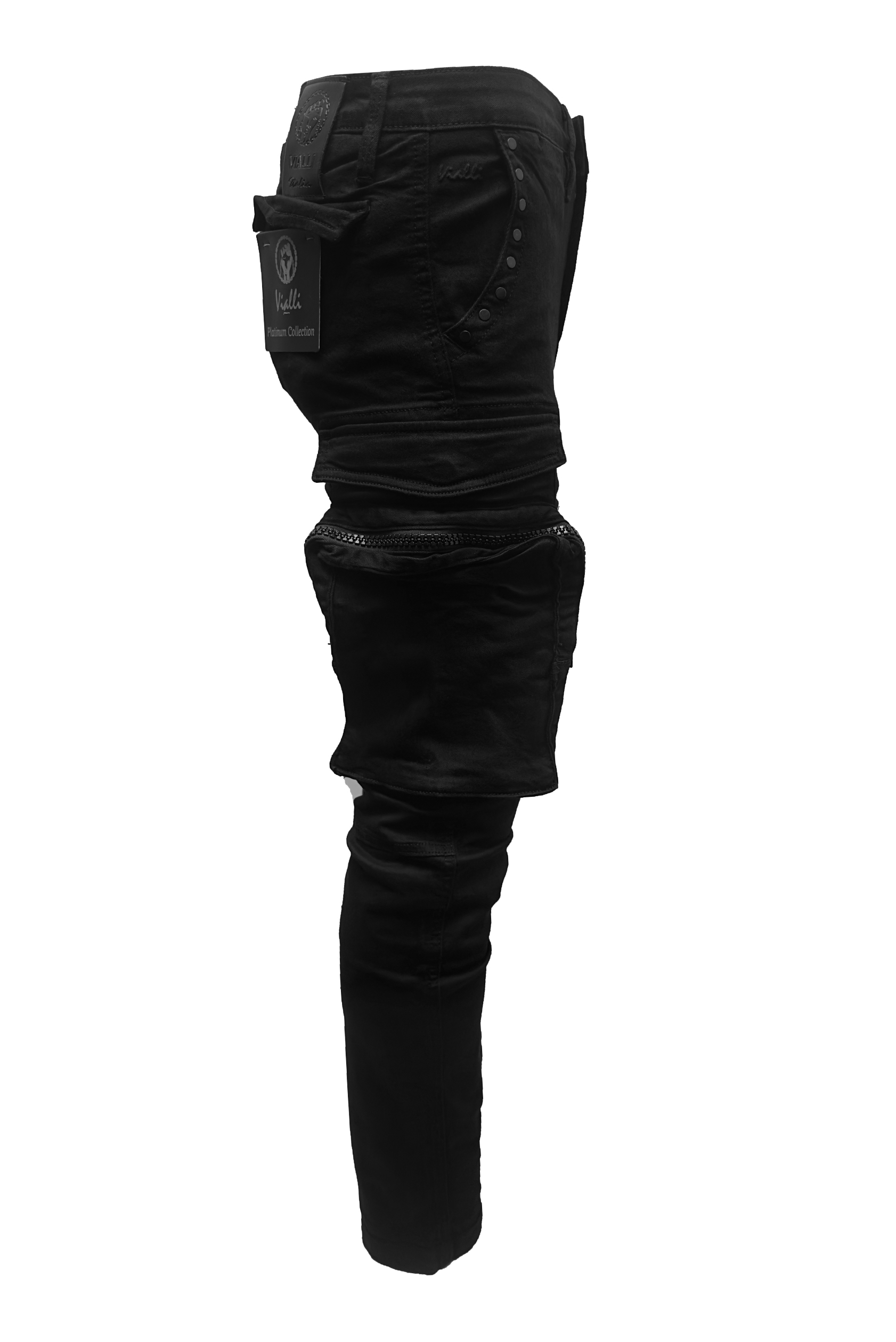 Vialli Mens Japation Eserci Jeans In Black