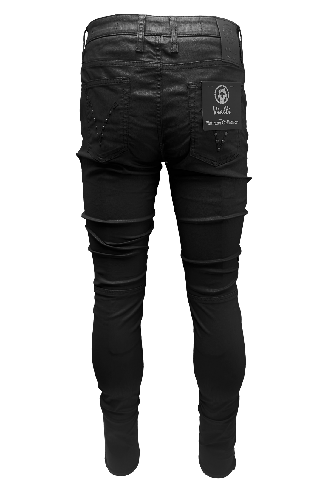 Vialli Vj24D04 Iblabe Ultra Fit Jeans Black