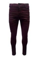 Vialli mens Jealous Ultra Fit Wine jeans