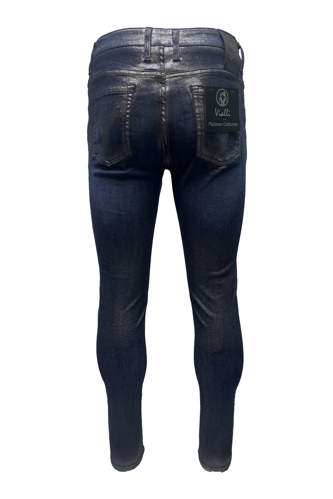 Vialli mens Jannat Ultra Blue Sliver jeans