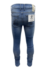 Vialli Mens Jingachi Zipper Fly Skinny Jeans In Light Blue