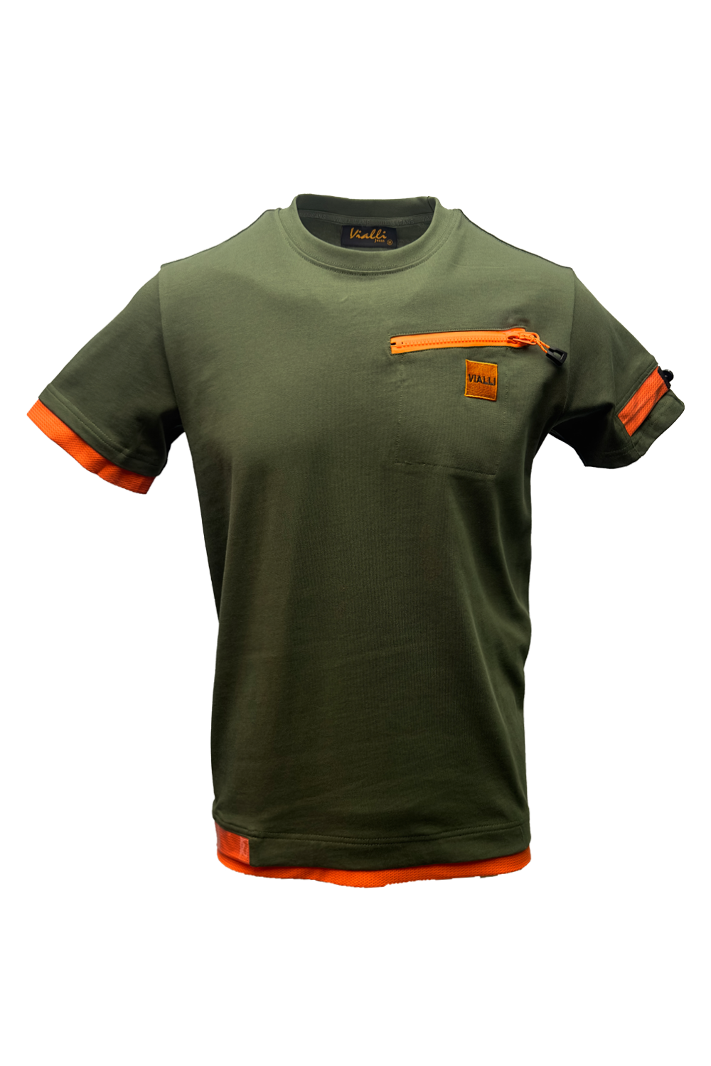 Vialli Vj24Smb11 Ispeet T-Shirt  Olive