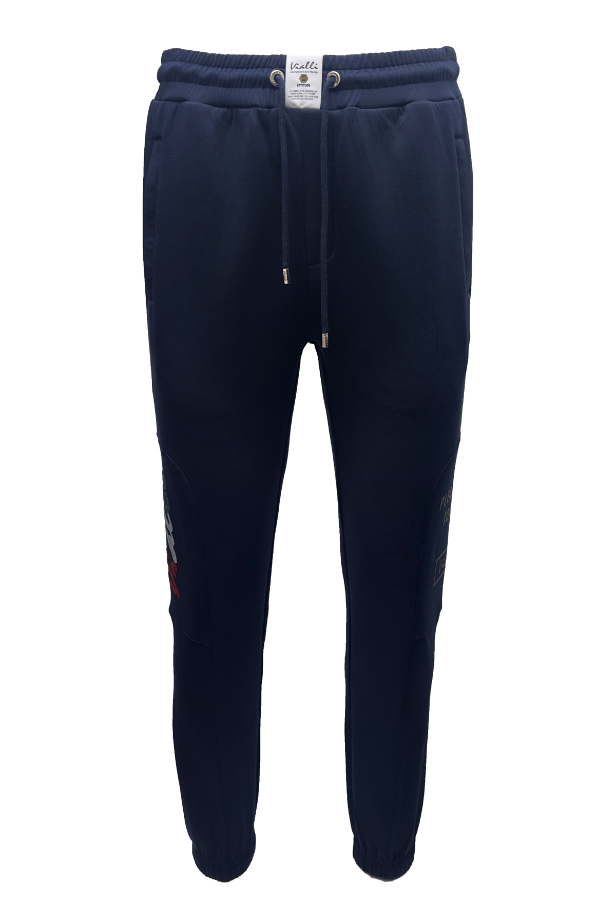 Vialli Mens Jakarad Track Pants In Navy