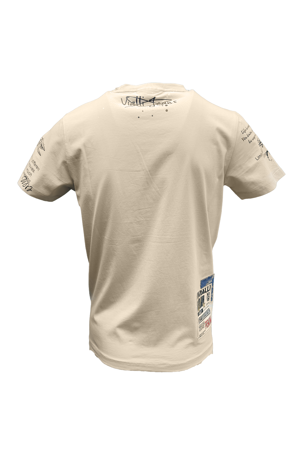 Vialli Vj24Smb16 Irock T-Shirt Cream