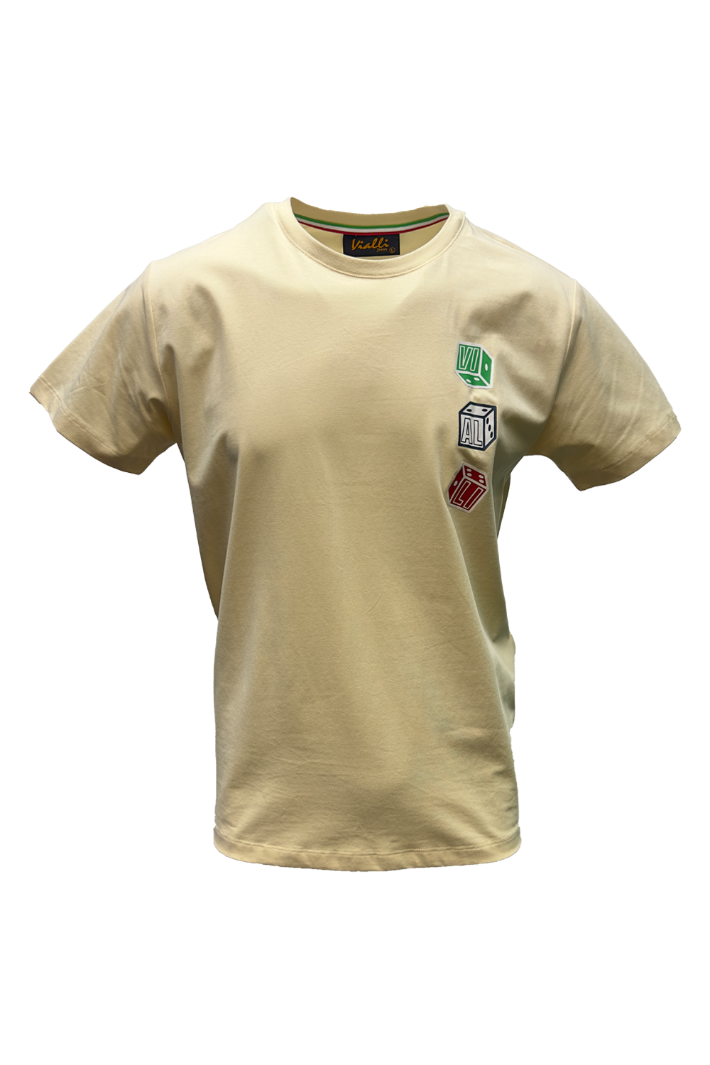 Vialli Vj24Smb31 Idice T-Shirt  Cream