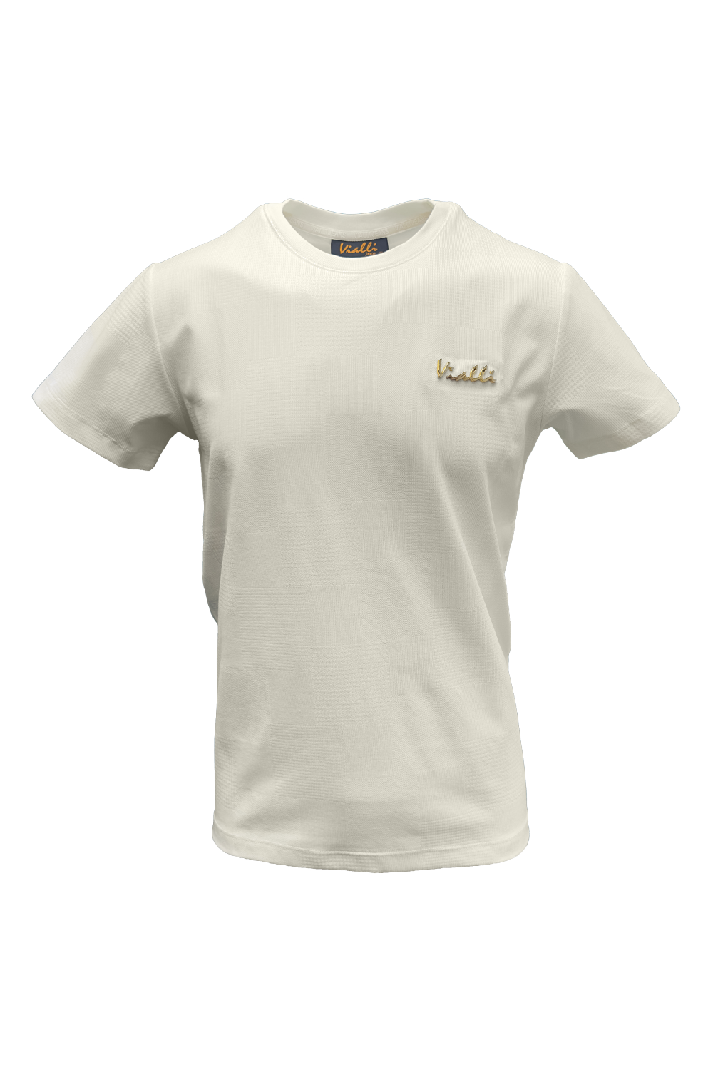 Vialli Vj24Smb37 Impresst T-Shirt  Cream