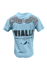 Vialli Vj24Smb40 Ibiza T-Shirt Baby Blue