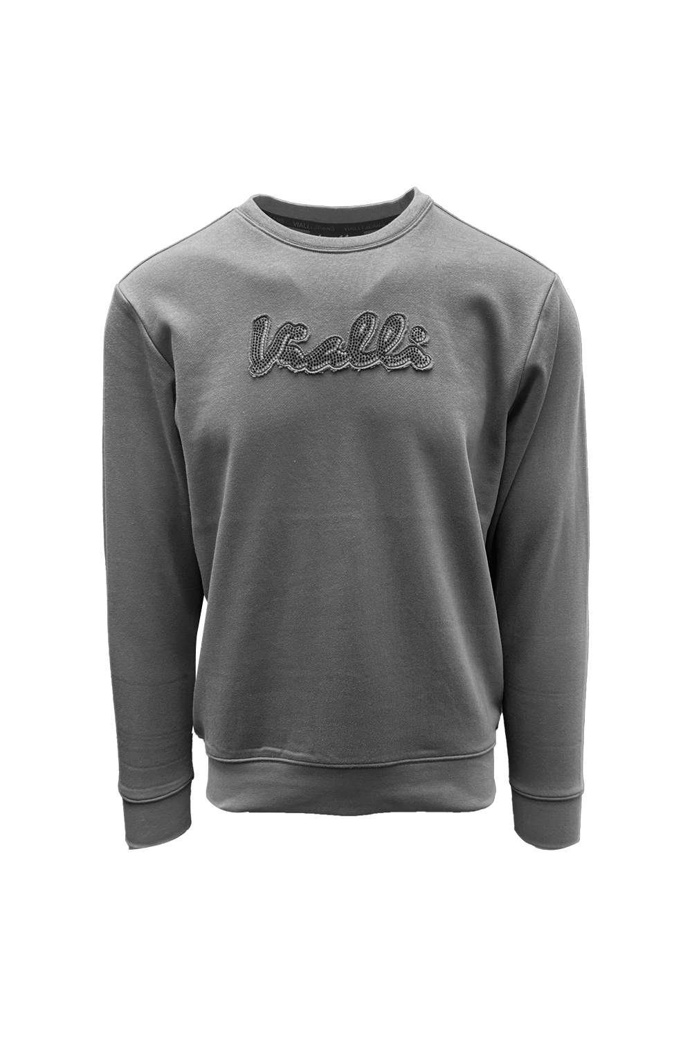 Vialli Vj24Wt89 College Sweater Dark Grey