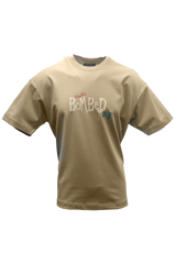 Vialli Mens Laboom T-Shirt In Khaki