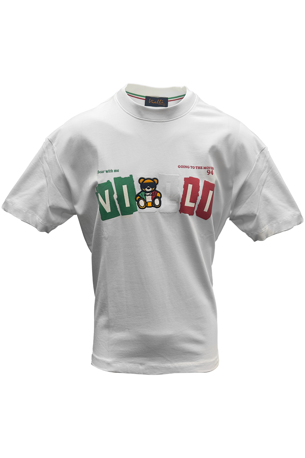 Vialli Mens Lanny T-Shirt In White