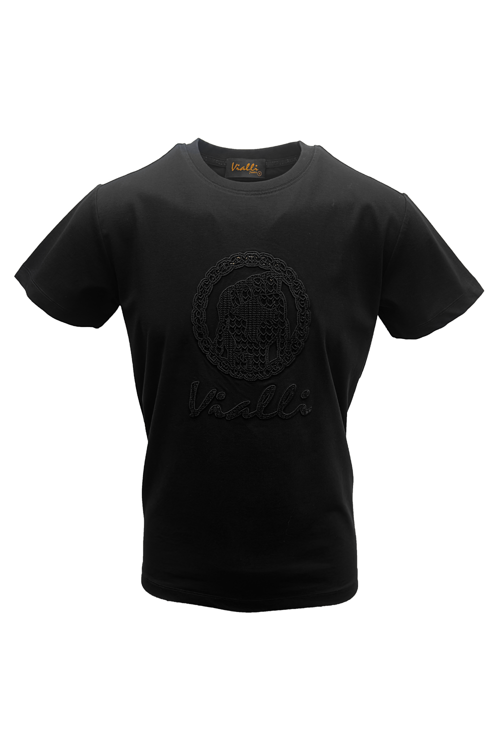 Vialli Mens Lakra T-Shirt In Black
