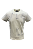 Vialli Mens Latin T-Shirt In Off White