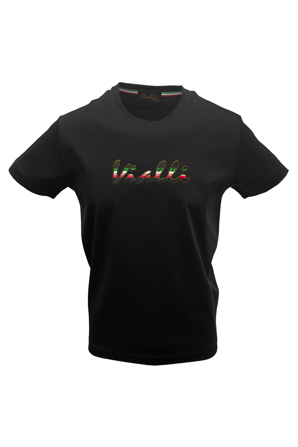 Vialli Latch T-Shirt Black
