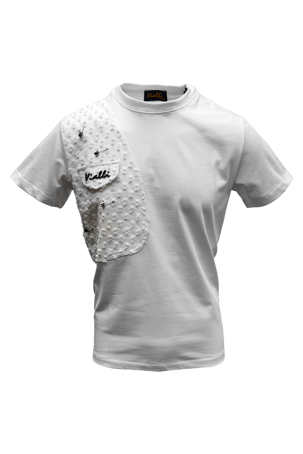 Vialli Mens Legend T-Shirt In White