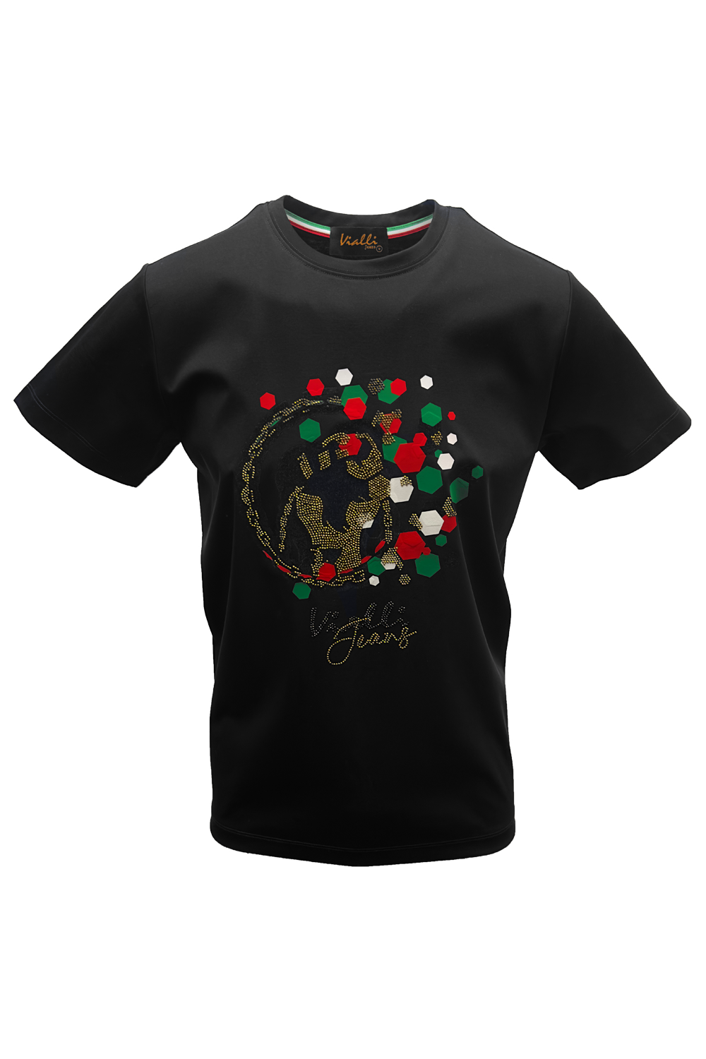 Vialli Mens Lotsz T-Shirt In Black