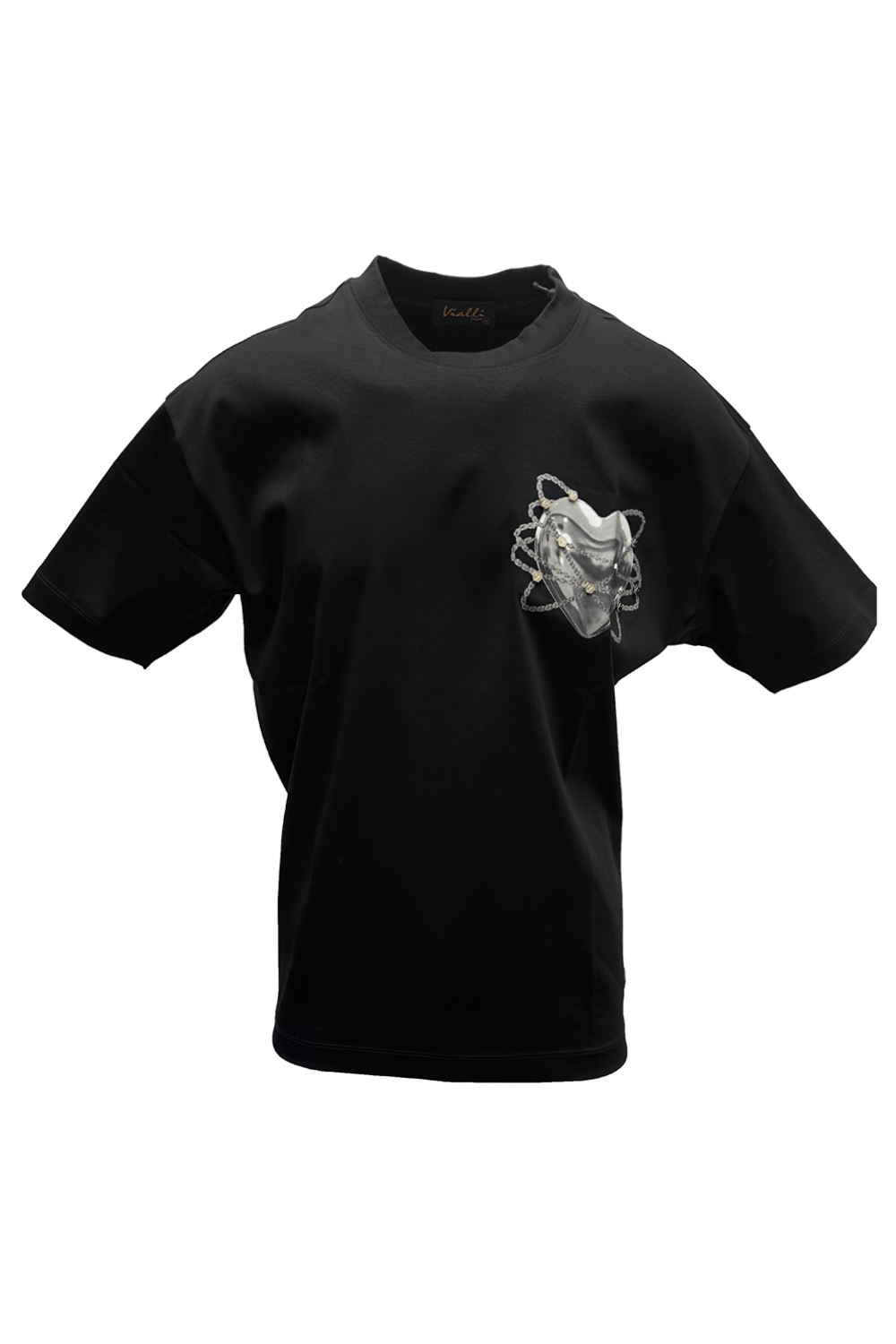 Vialli Mens Lovee T-Shirt In Black