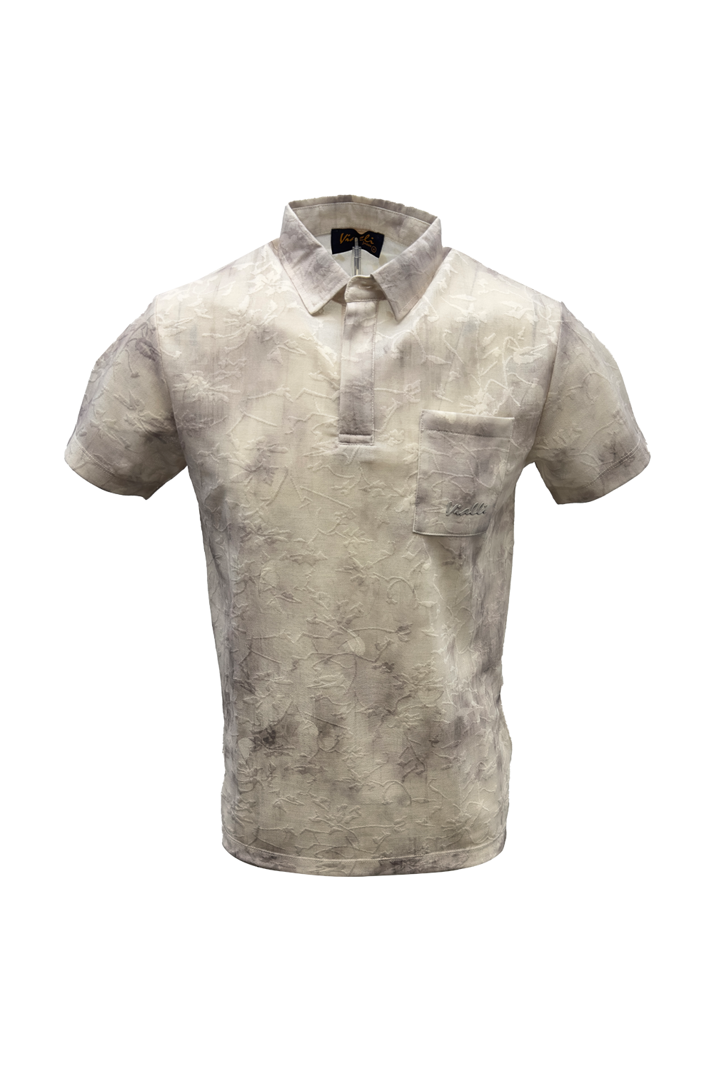 Vialli Mens Lazan Golfer In Light Grey