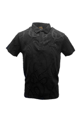 Vialli Mens Latino Golfer In Black