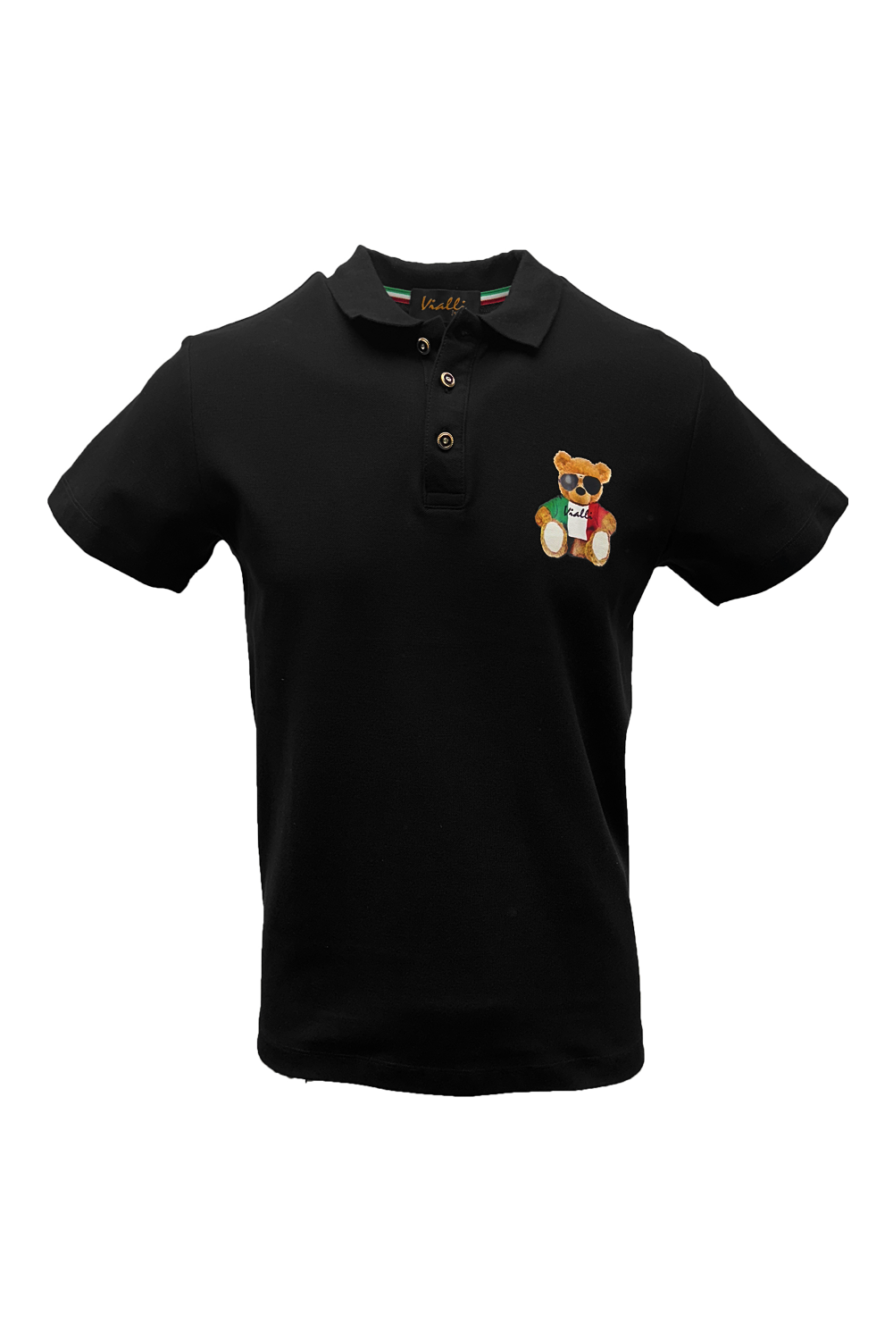 Vialli Mens Kresta Golfer In Black