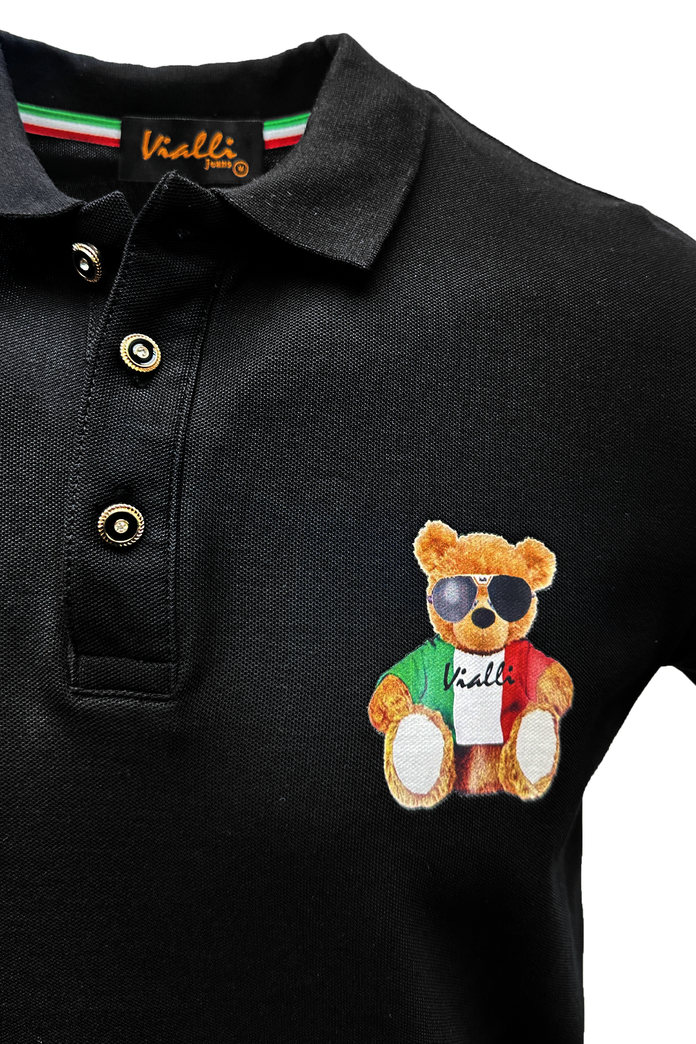 Vialli Mens Kresta Golfer In Black
