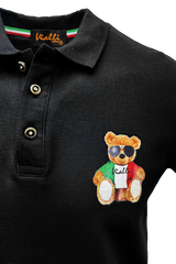 Vialli Mens Kresta Golfer In Black