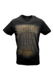 Vialli Mens Black Krust T Shirt