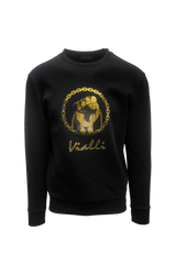 Vialli Mens Malaga Sweatshirt In Black