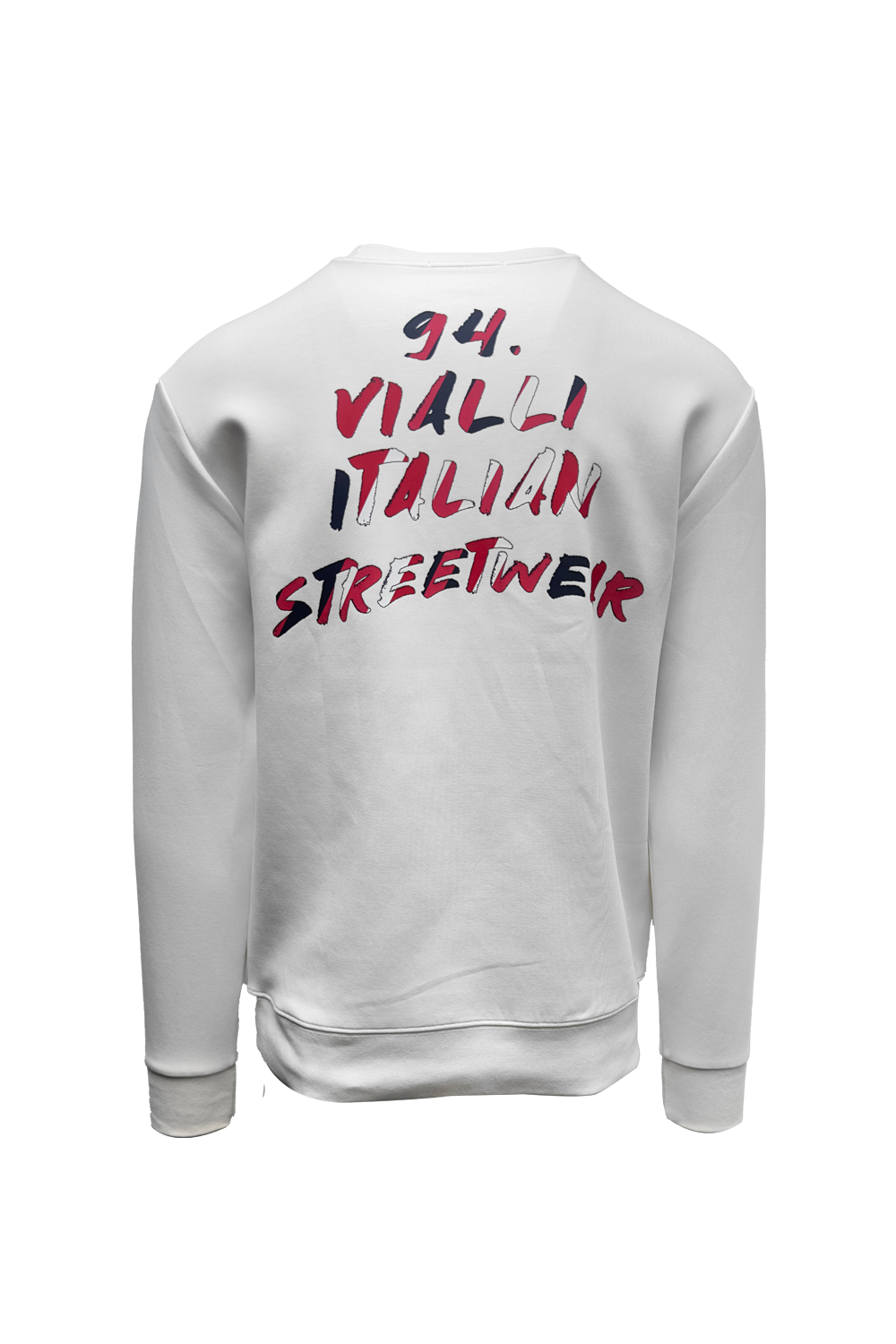 Vialli Mens Magiga Sweatshirt In White
