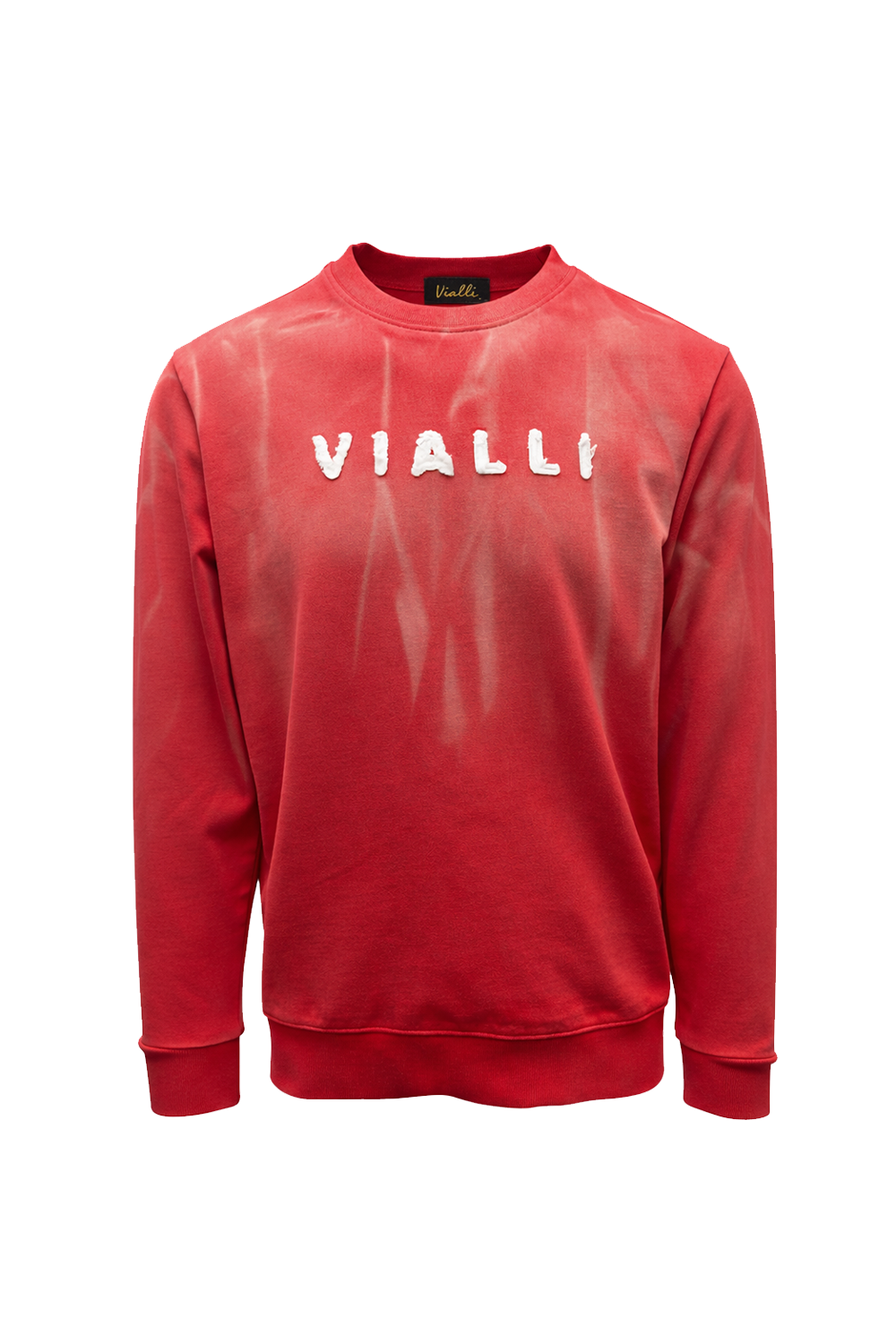 Vialli Mens Maple Sweatshirt In Red