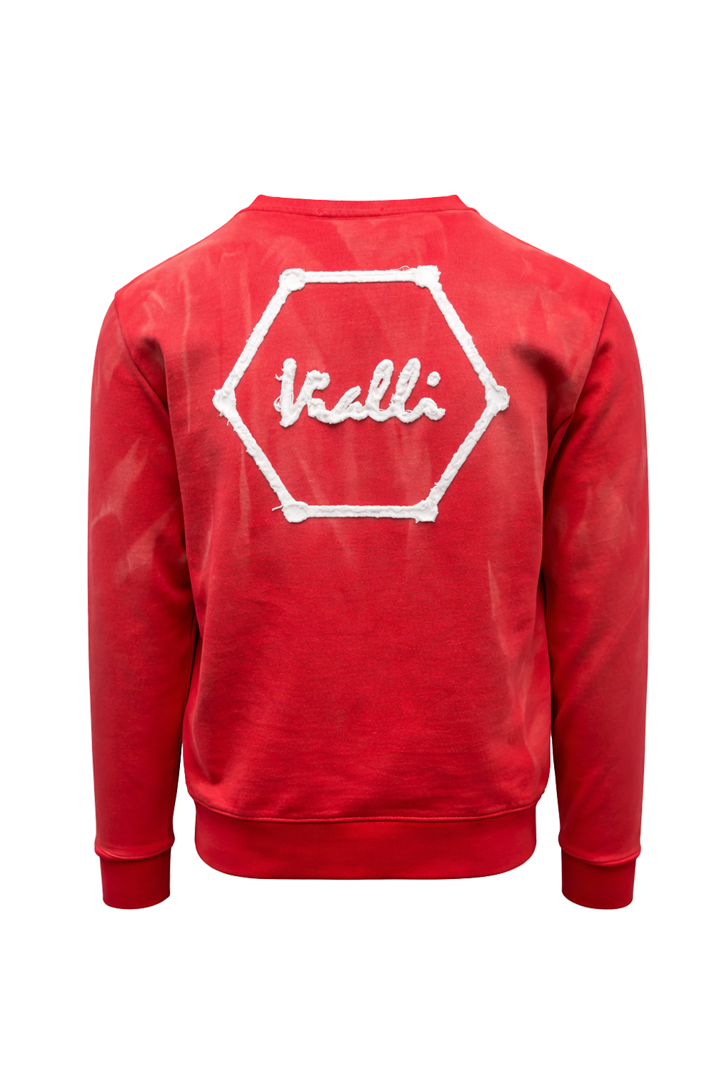 Vialli Mens Maple Sweatshirt In Red
