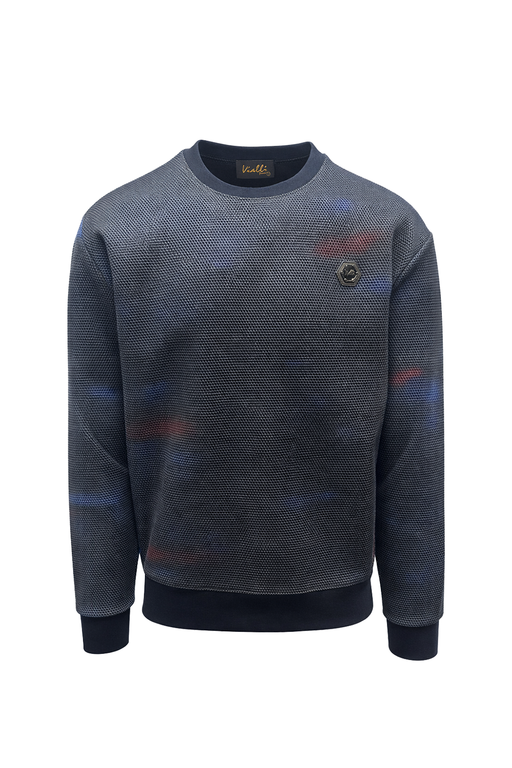 Vialli Mens Malay Sweatshirt In Grey