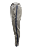 Vialli Mens Maxicop Trackpants In Grey