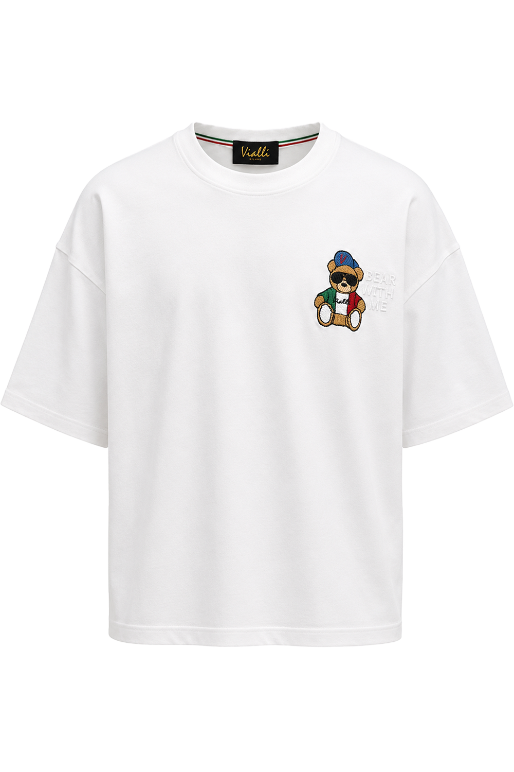 Vialli Ninja T-Shirt In White