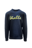 Vialli Mens Millions Sweatshirt In Blue Black