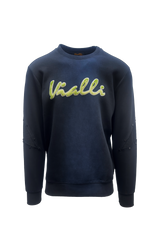 Vialli Mens Millions Sweatshirt In Blue Black