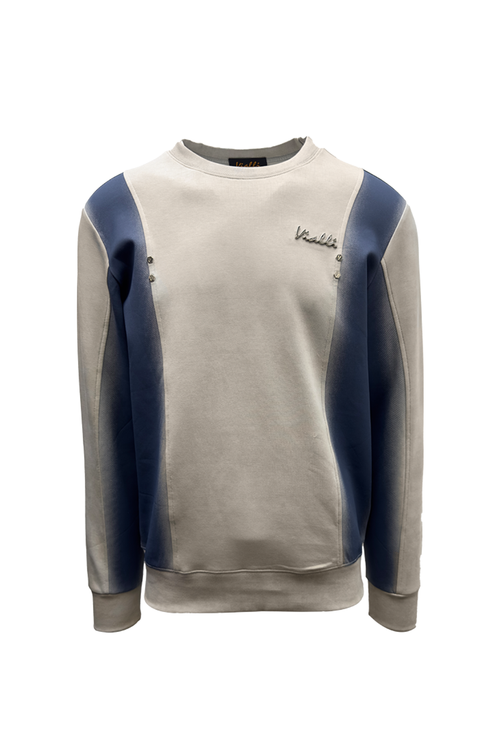 Vialli Mens Maxicot Sweatshirt In Grey