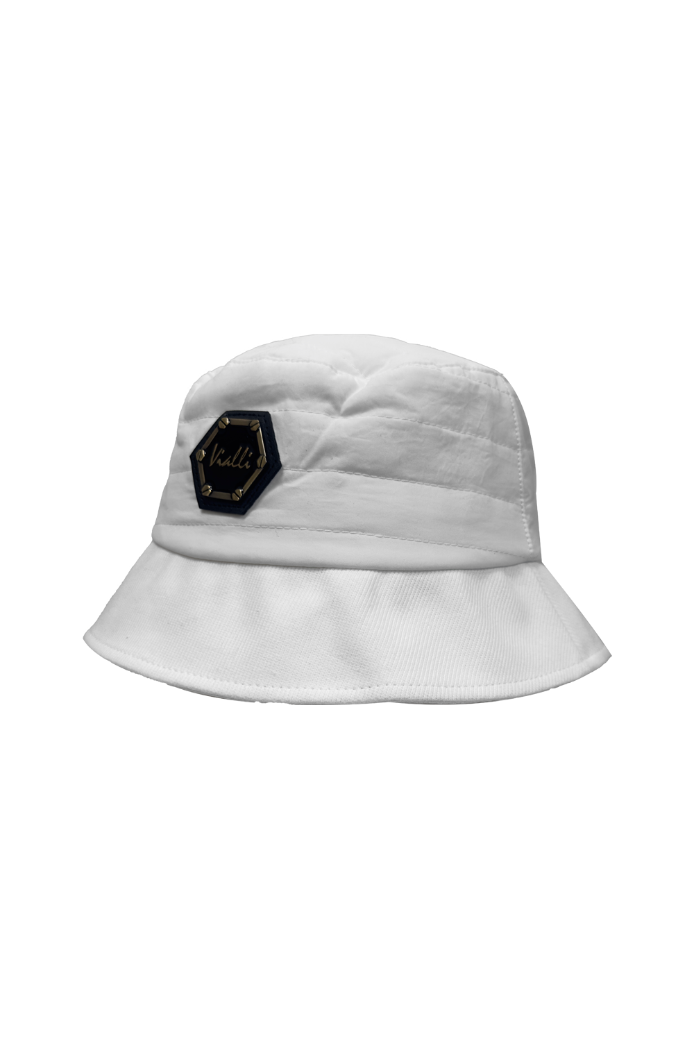 Vialli Mens Intel Bucket Hat In White