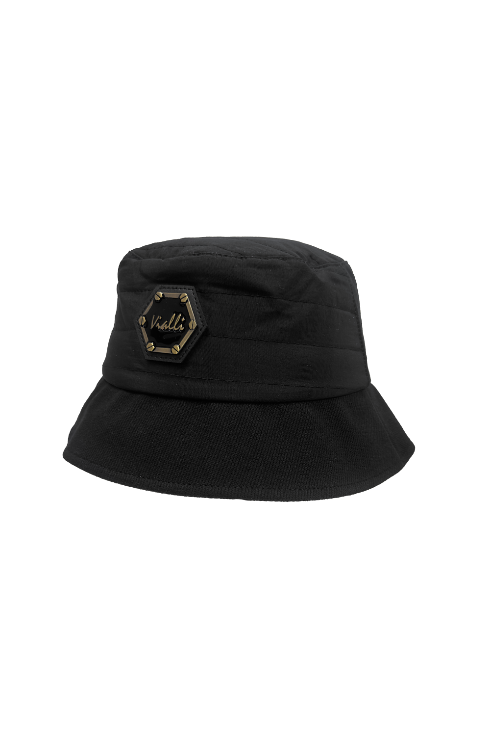 Vialli Mens Intel Bucket Hat In Black