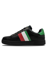 Vialli Mens Black Socrato Sneaker