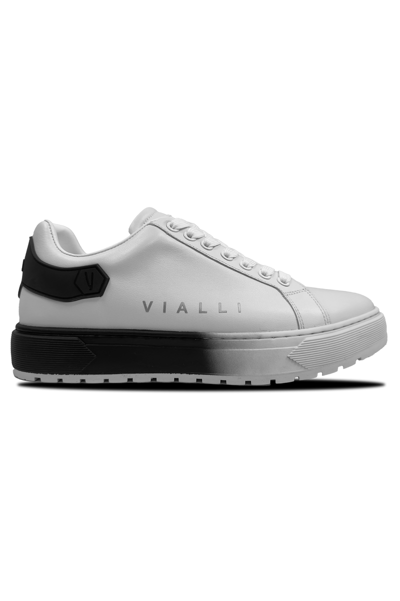 Vialli Vje24Wt04 Mens Bonucci Sneakers White Black