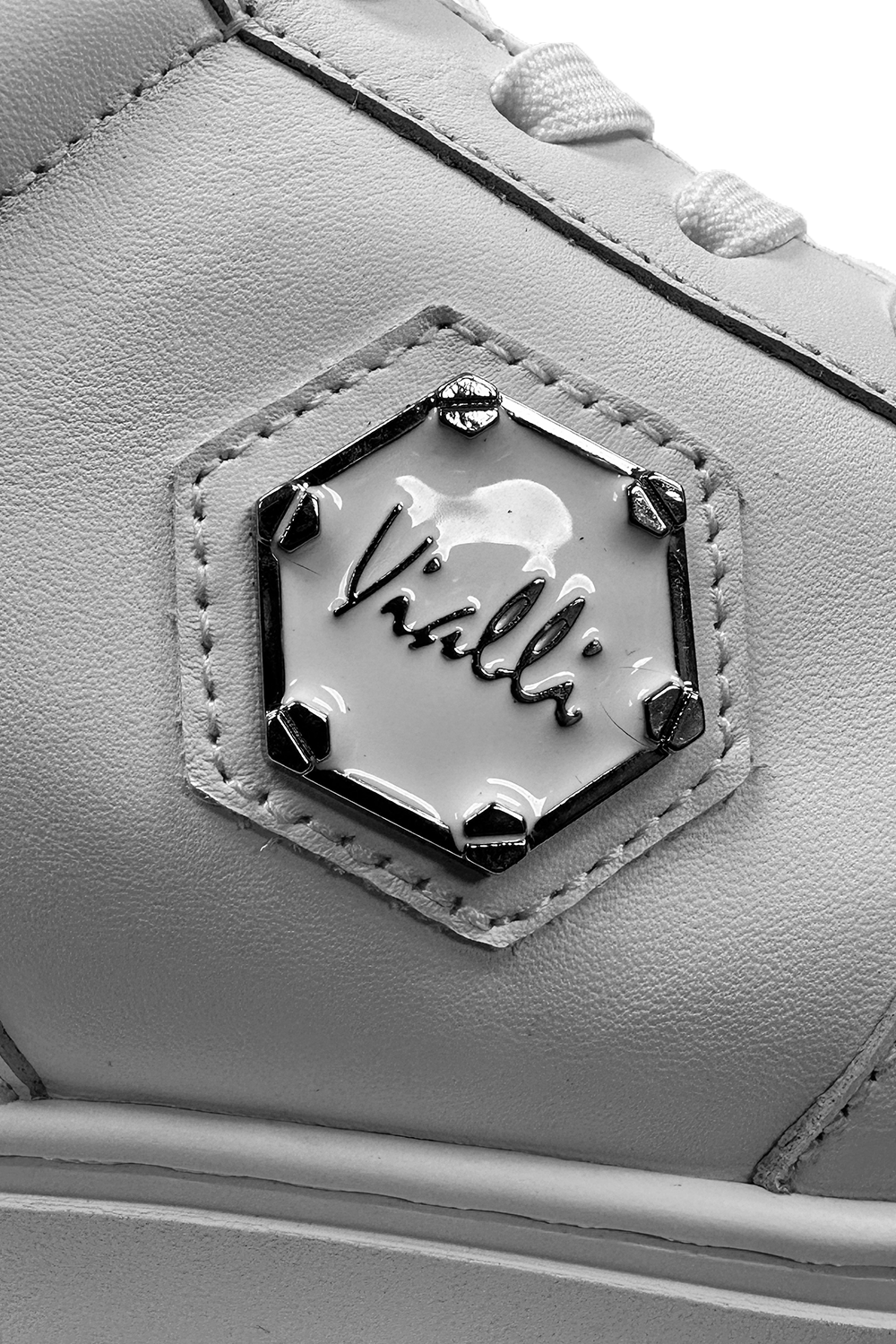 Vialli Mens White Sylla Sneaker