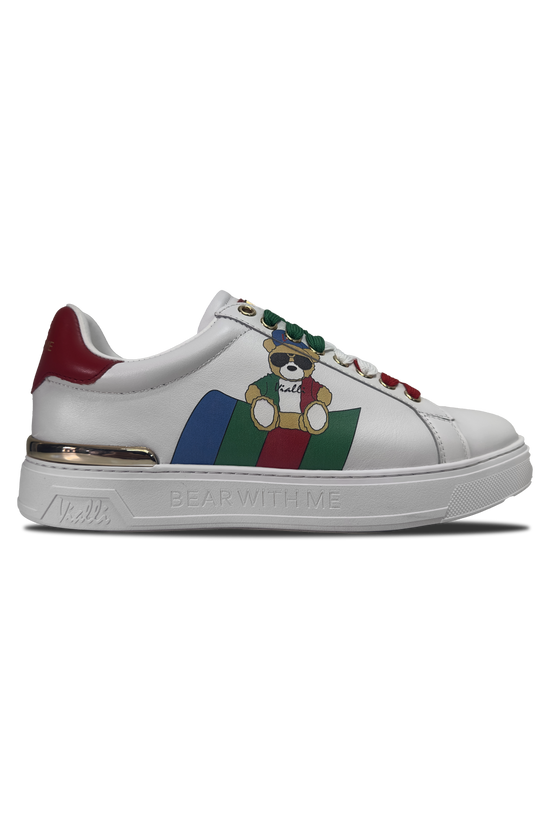 Vialli Mens Qimah Sneakers White