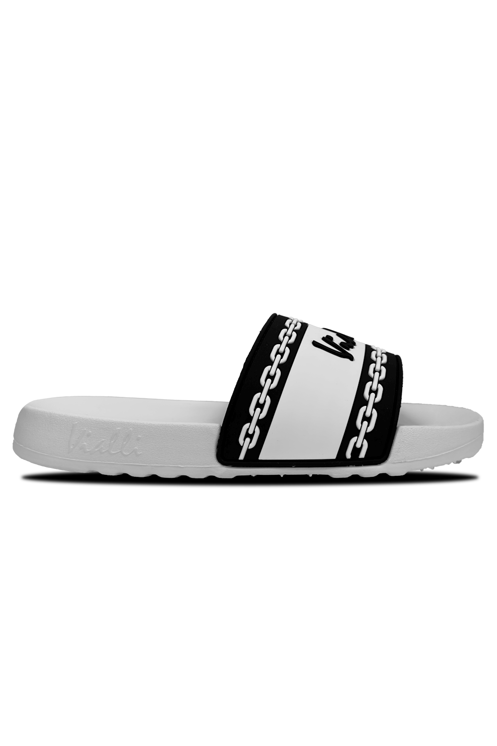 Vialli Vsc24008 Mens Bazzeritti Slide White Black