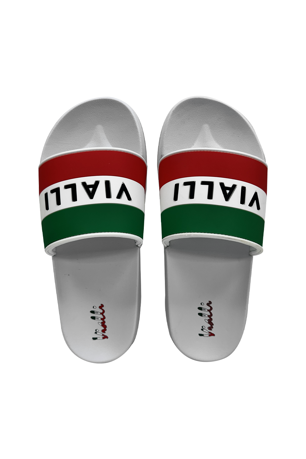 Vialli Mens Khing Sandals In White