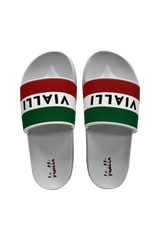 Vialli Mens Khing Sandals In White