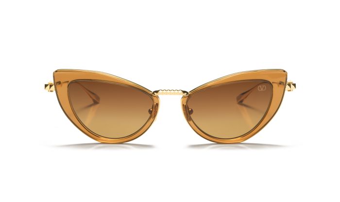 Valentino Gold Sunglasses 102B-50