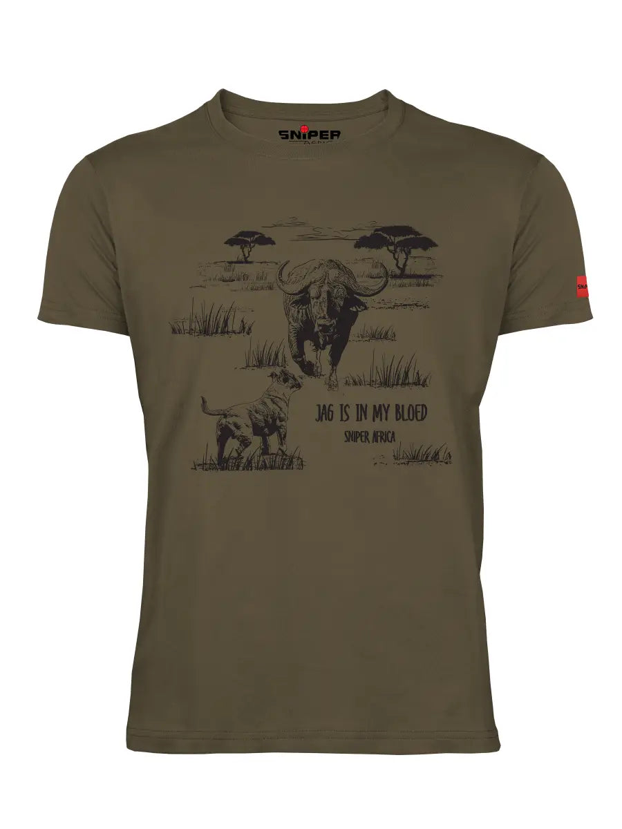 Sniper Cv Mens Vintage Tshirt Coyote